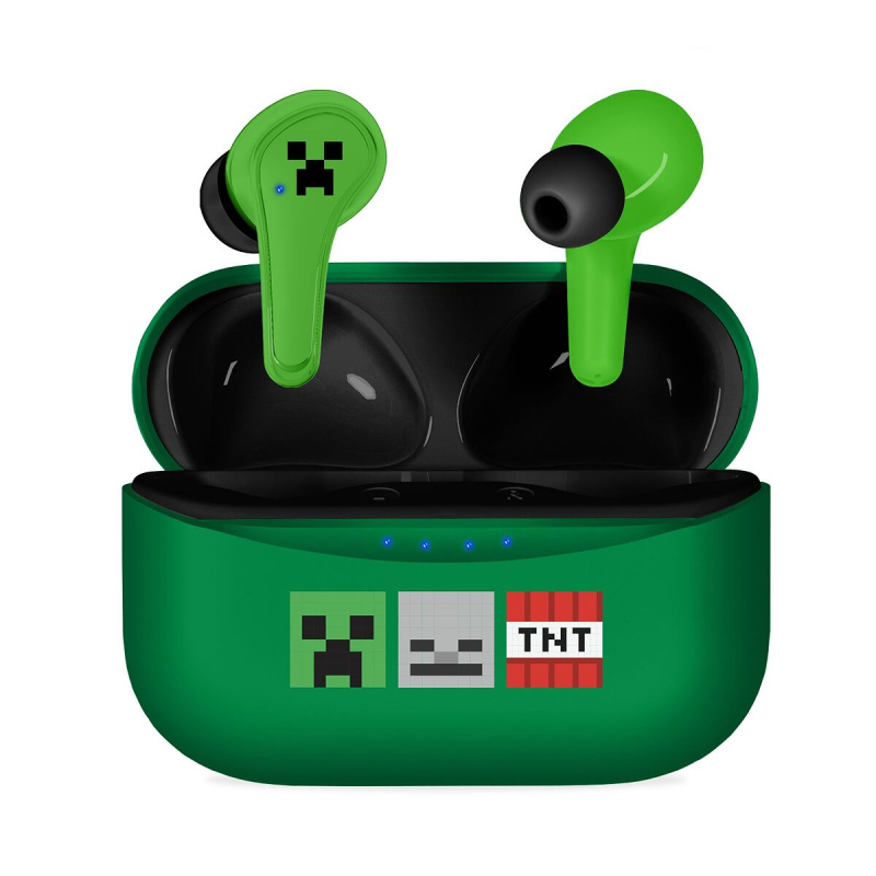 OTL Technologies Minecraft Icons TWS Earpods Zelená