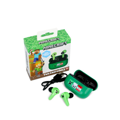 OTL Technologies Minecraft Icons TWS Earpods Zelená