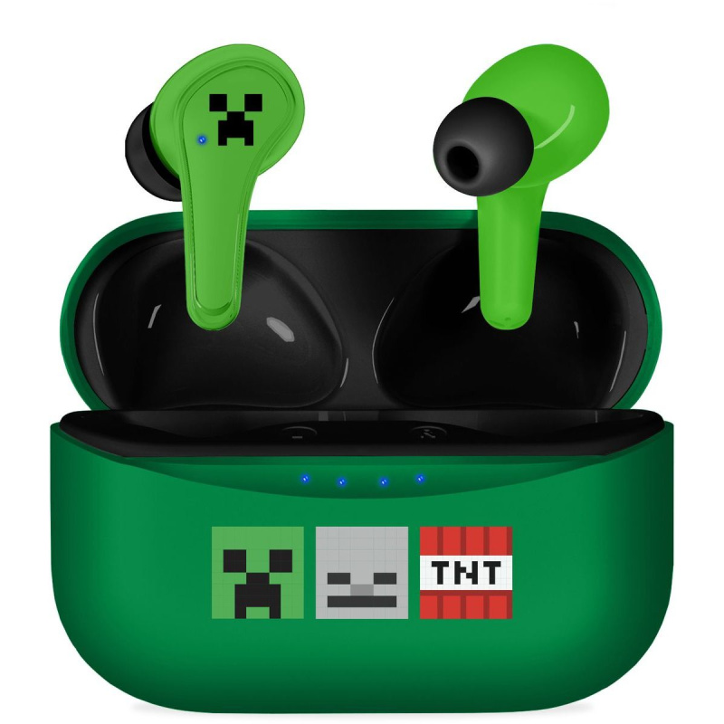 OTL Technologies Minecraft Icons TWS Earpods Zelená