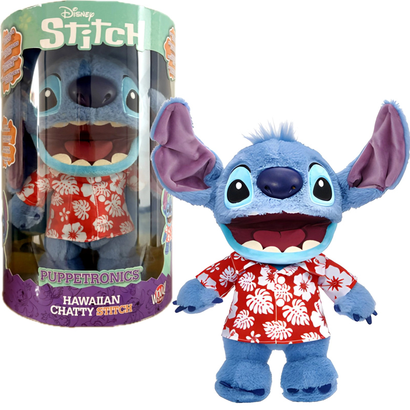 Disney Lilo & Stitch interaktivní plyšák Hawaiian Chatty Stitch 30 cm