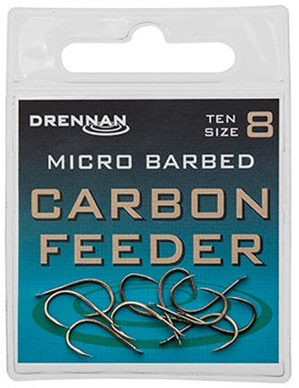 Drennan háčky carbon feeder - velikost 10