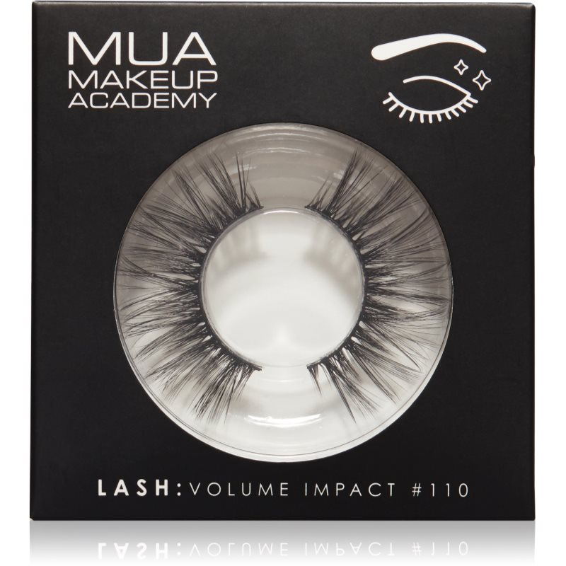 MUA Makeup Academy Lashes Volume Impact umělé řasy typ #110 1 pár