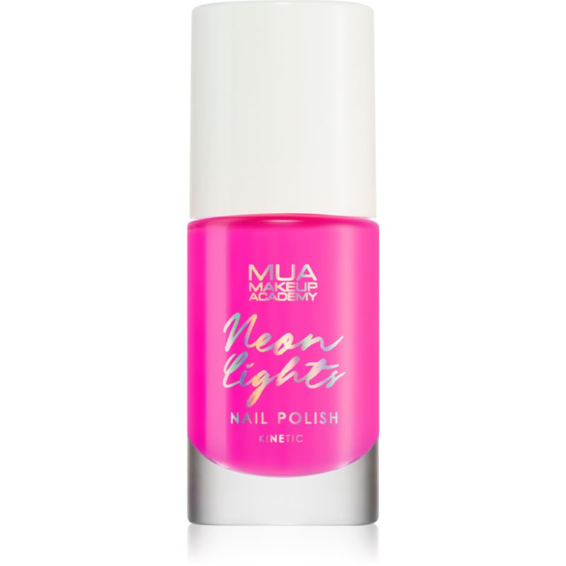 MUA Makeup Academy Neon Lights neonový lak na nehty odstín Kinetic 8 ml