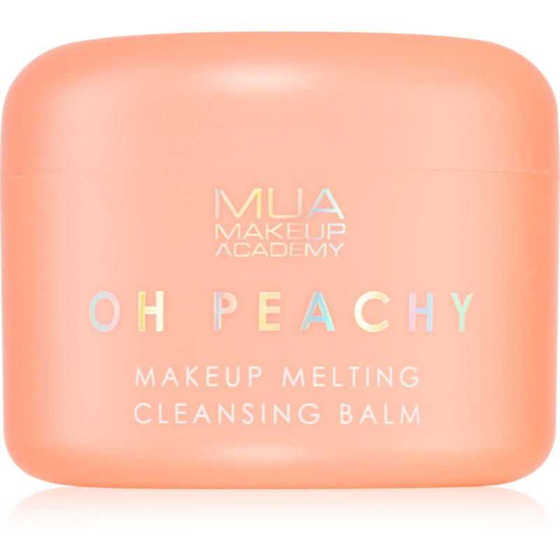 MUA Makeup Academy Oh Peachy odličovací balzám s obsahem oleje s vůní broskve 70 g