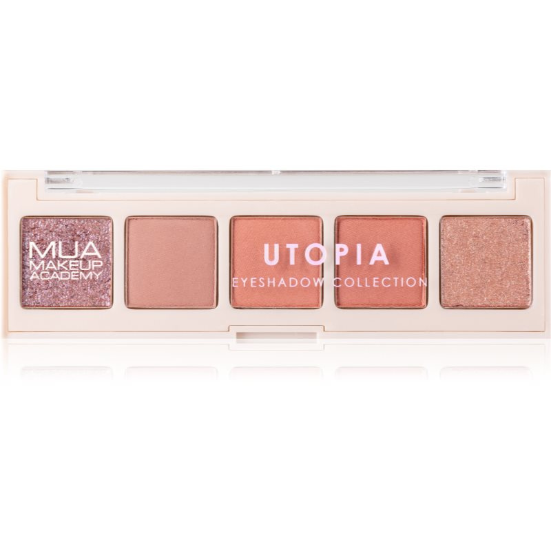 MUA Makeup Academy Professional 5 Shade Palette paletka očních stínů odstín Utopia 3,8 g