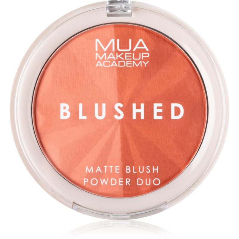 MUA Makeup Academy Blushed Powder Blusher pudrová tvářenka odstín Peach Fizz 5 g