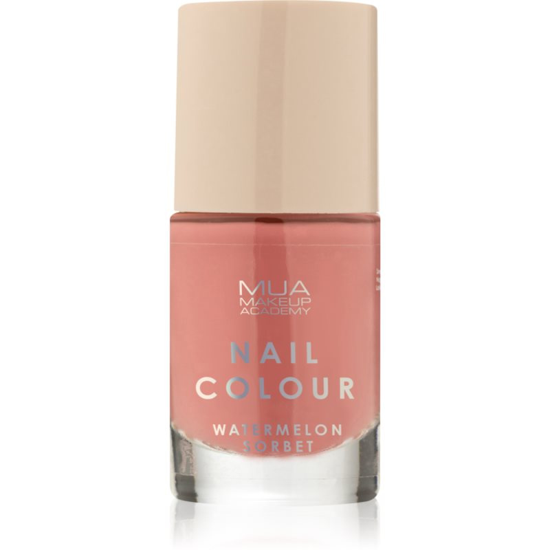 MUA Makeup Academy Nail Colour lak na nehty odstín Watermelon Sorbet 10 ml