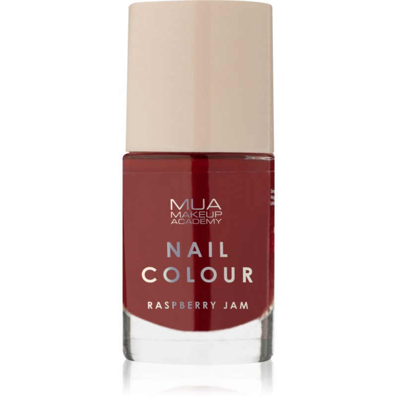 MUA Makeup Academy Nail Colour lak na nehty odstín Raspberry Jam 10 ml
