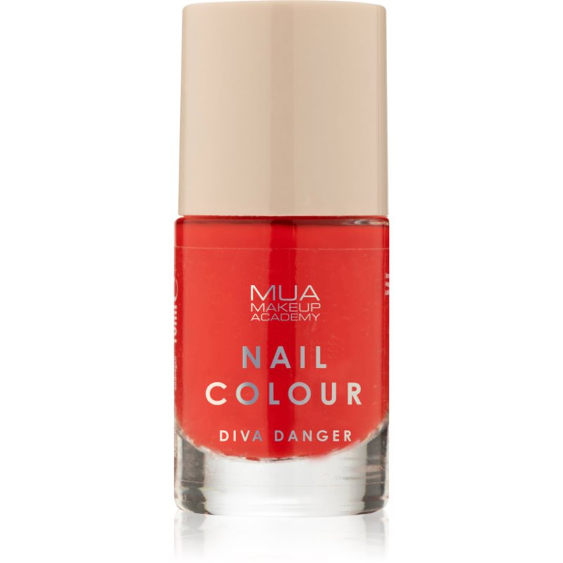 MUA Makeup Academy Nail Colour lak na nehty odstín Diva Danger 10 ml