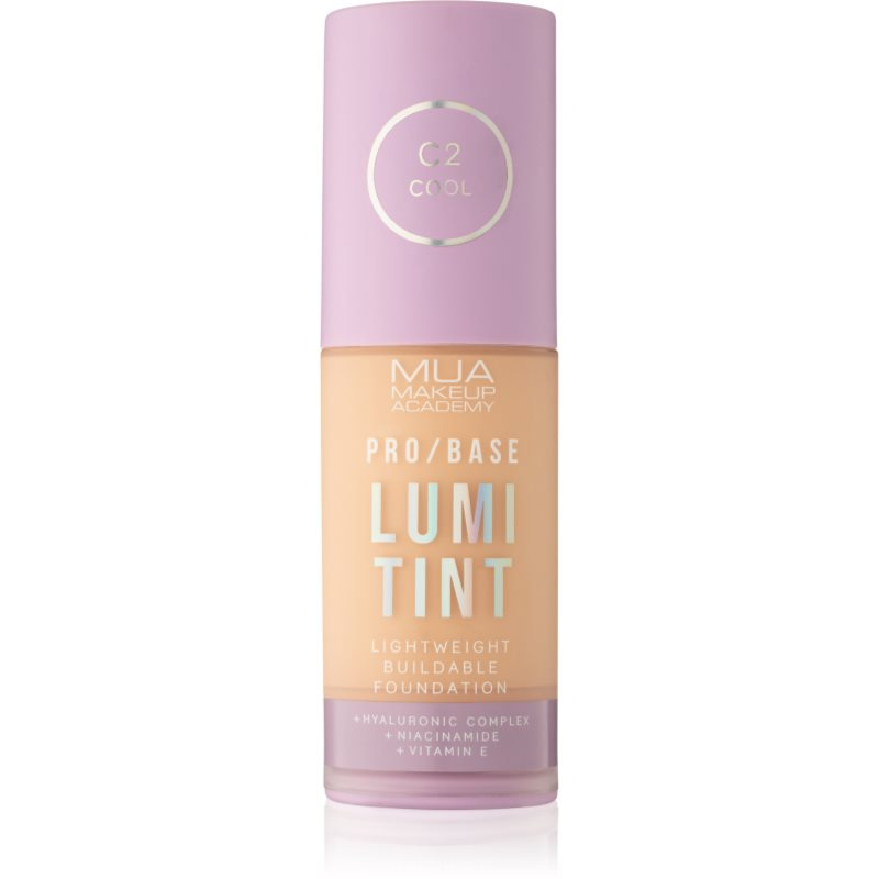 MUA Makeup Academy PRO/BASE Lumi Tint lehký make-up odstín C2 30 ml