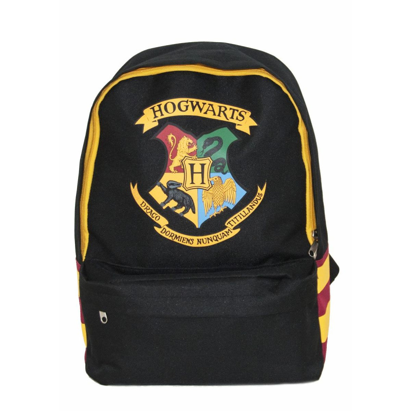 CurePink batoh Harry Potter Erb Bradavic Hogwarts černá