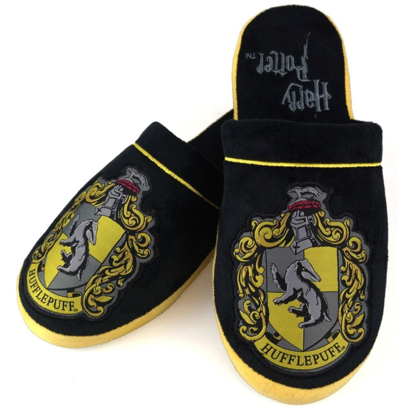 CurePink Nazouvací trepky Harry Potter Mrzimor Hufflepuff