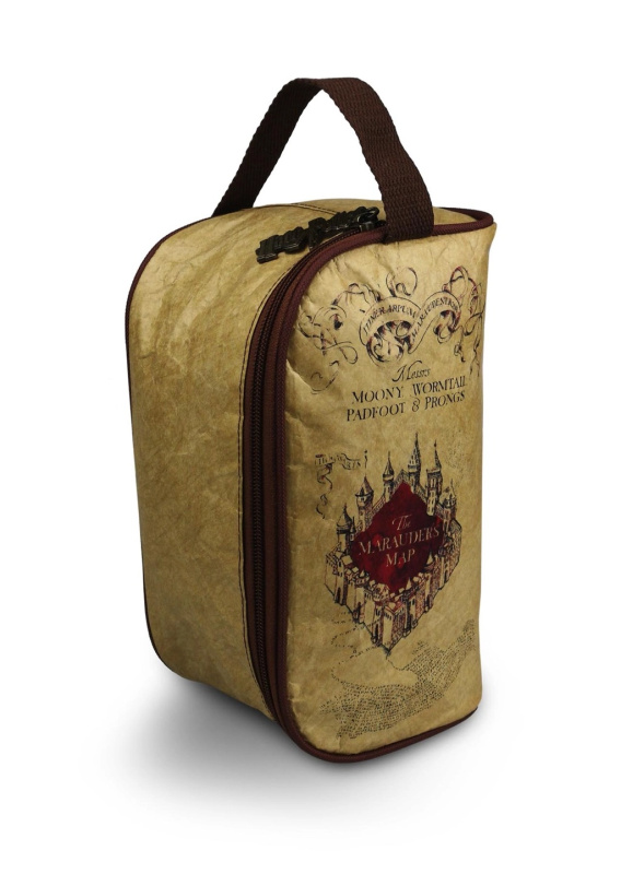 CurePink Dámská kosmetická taška Harry Potter Marauder's Map 25 x 13 x 12 cm 92822