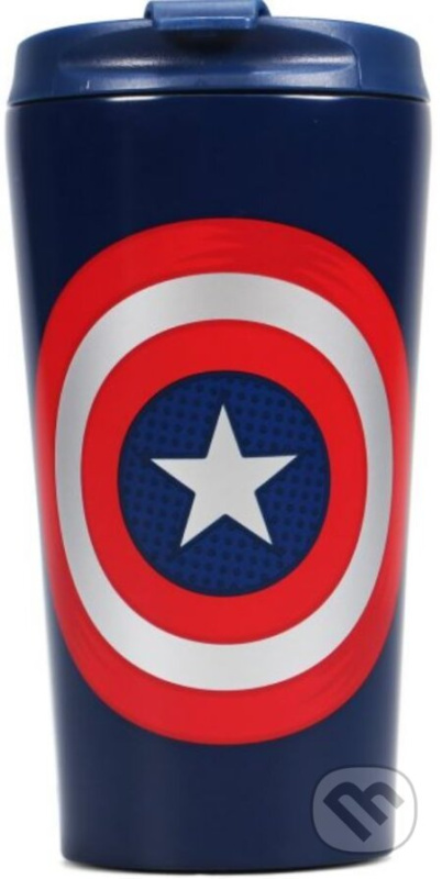 Nerezový cestovný hrnček Marvel: Captain America