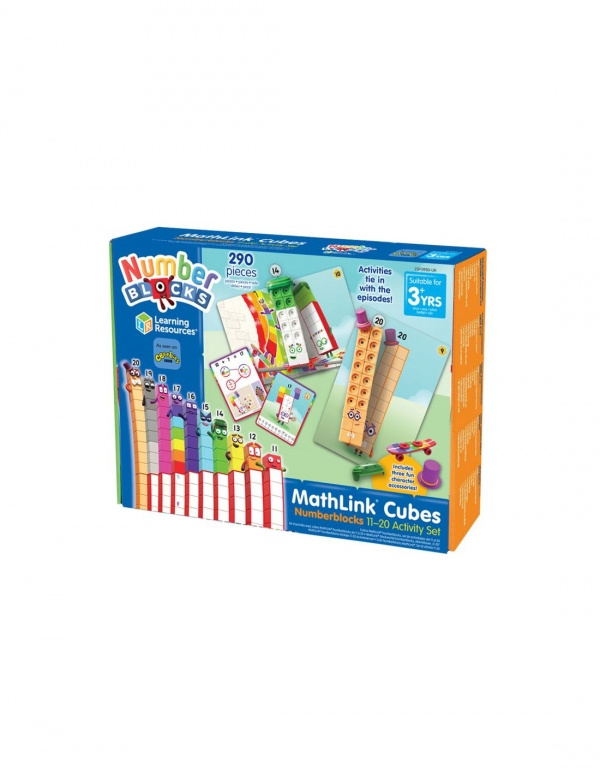 Learning Resources Matematické kostky 11-20, sada aktivit Montessori