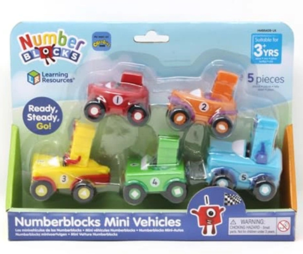 Learning Resources - Sada mini vozidel Numberblocks® Learning Resources