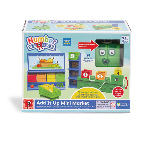 Learning Resources - Figurková sada Numberblocks® Add It Up Mini Market Learning Resources