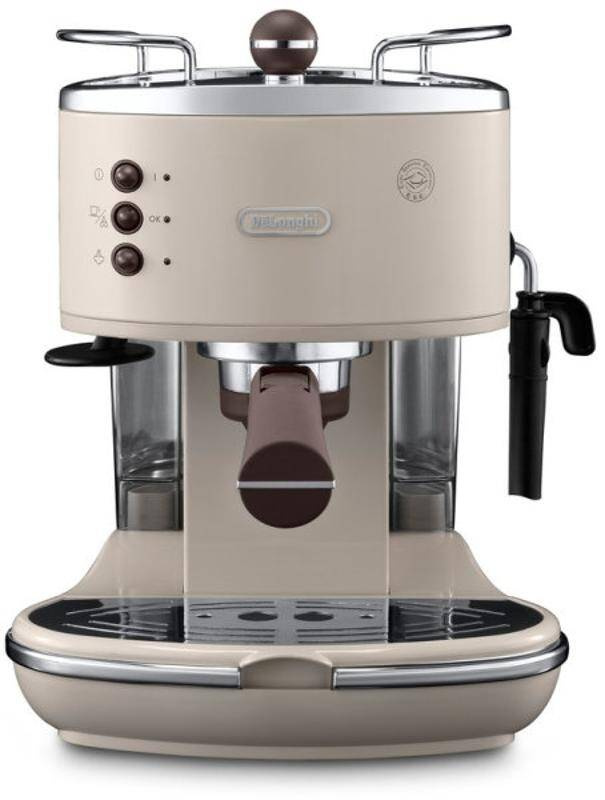 DeLonghi Pákový kávovar De'Longhi ECOV 311.BG Icona Vintage / 1050 W / 15 bar / 1,4 l / béžová Varianta: ivi1