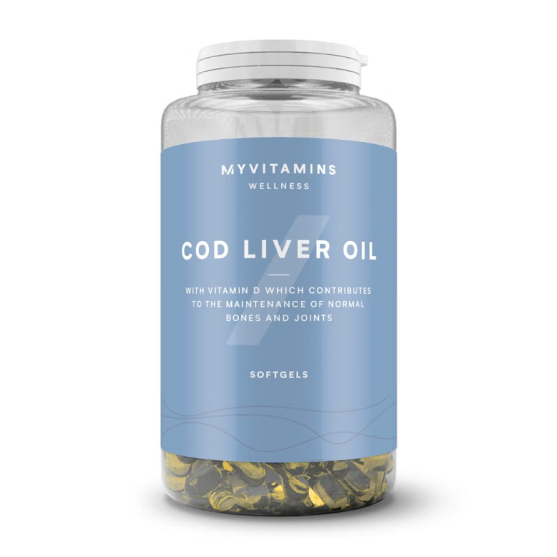 MyProtein Cod Liver Oil, Olej z tresčích jater, 90 kapslí