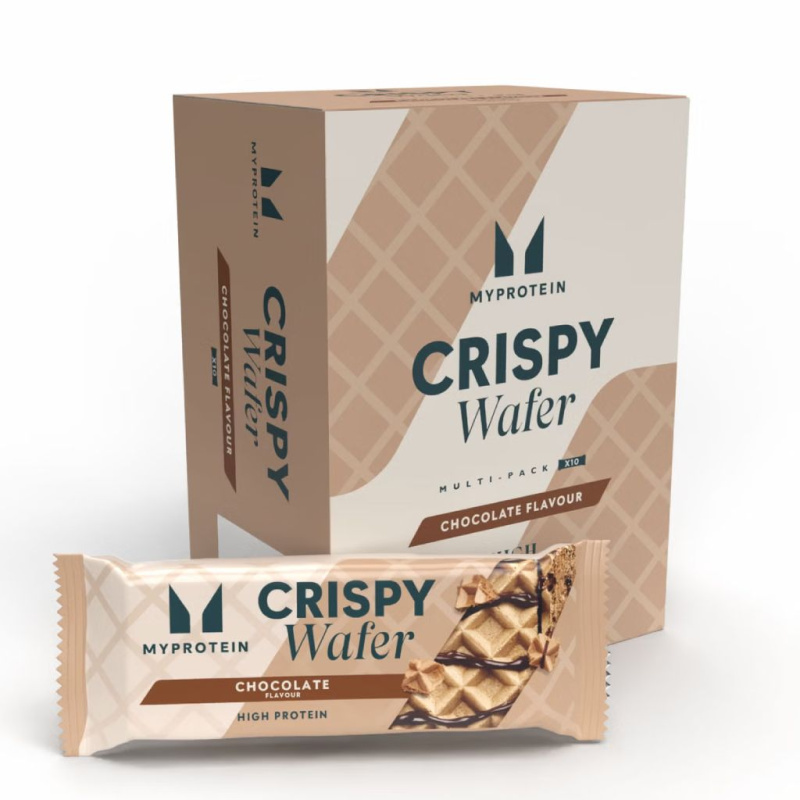 MyProtein Crispy Protein Wafers, 10 x 42 g Příchuť: Čokoláda