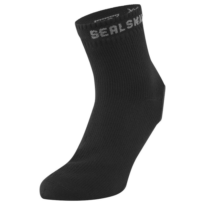 Sealskinz Thetford, cyklistické ponožky, černá