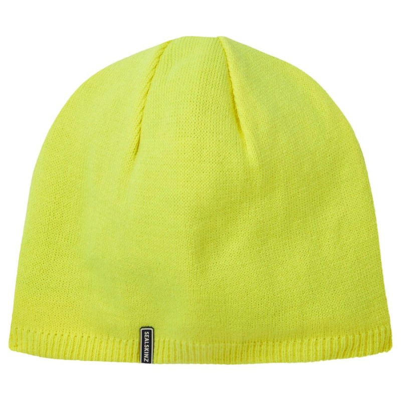 Sealskinz Cley, čepice, neonově žlutá