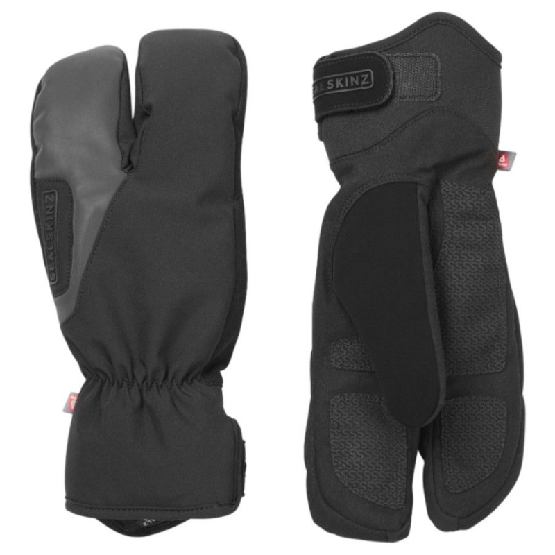 Sealskinz Barwick, 3 prstové, rukavice, černé