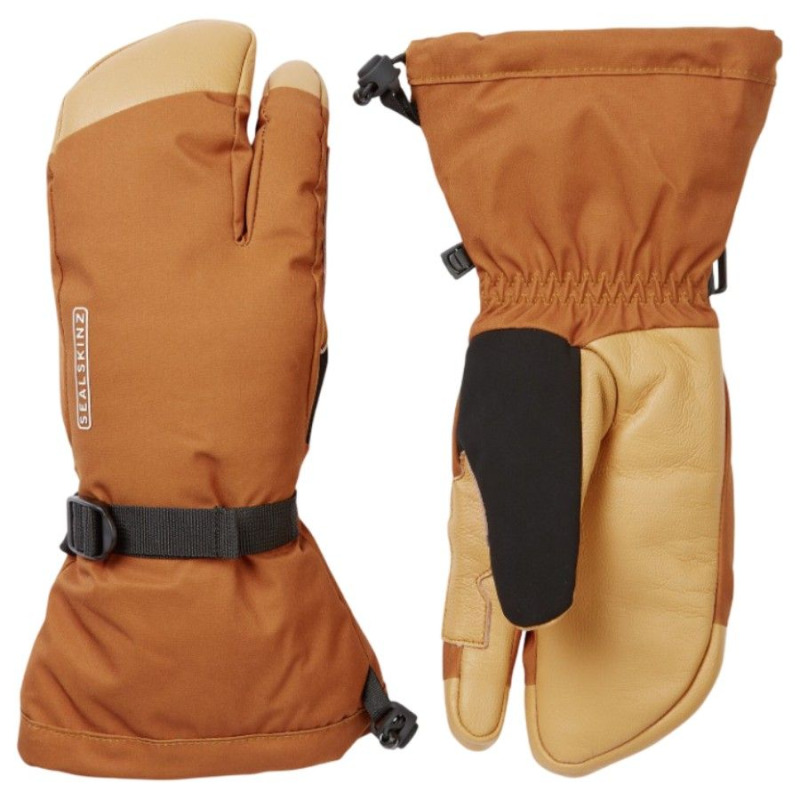 Sealskinz Congham, 3 prstové, rukavice, oranžové