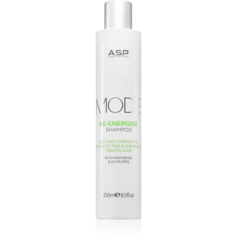 ASP MODE Re-Energise Shampoo energizující šampon pro odbarvené, barvené a chemicky ošetřené vlasy 250 ml