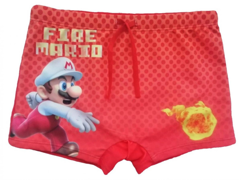 Dětské plavky Super Mario – Červená 1