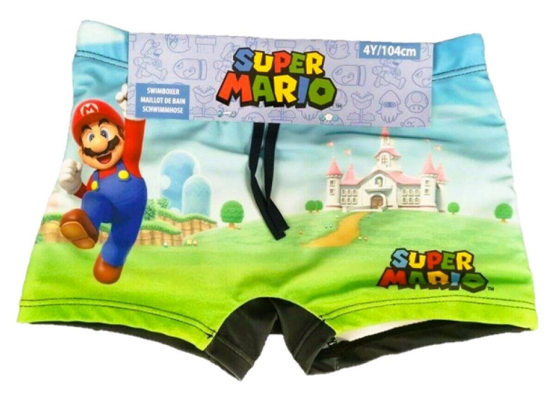 Chlapecké plavky Super Mario – Tmavě modrá 1