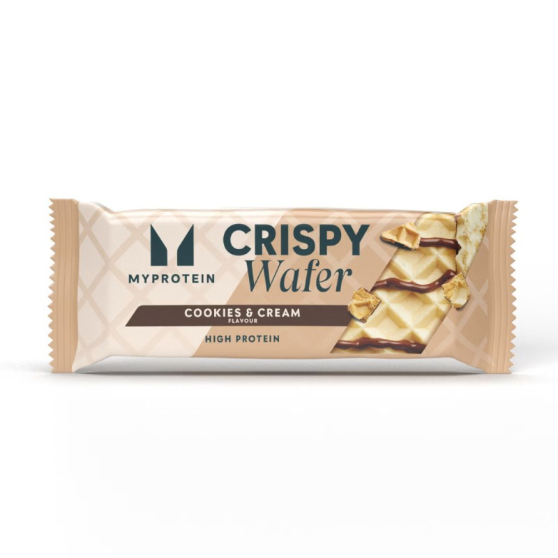 MyProtein Crispy Protein Wafers, 10 x 40 g Příchuť: Sušenky se smetanou 41,1 g