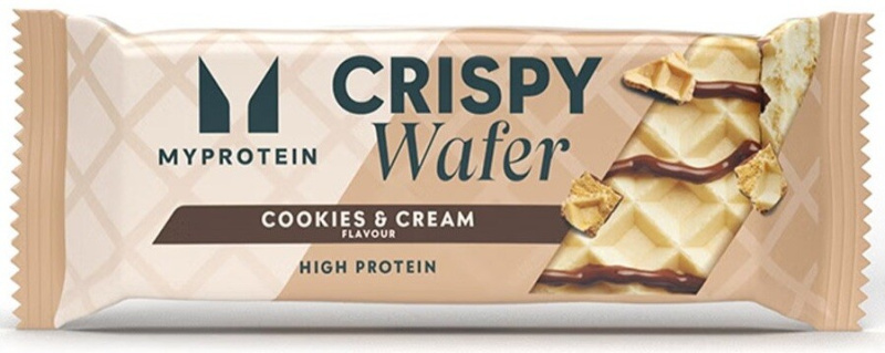 MyProtein Crispy Protein Wafers, 10 x 40 g Příchuť: Sušenky se smetanou 41,1 g