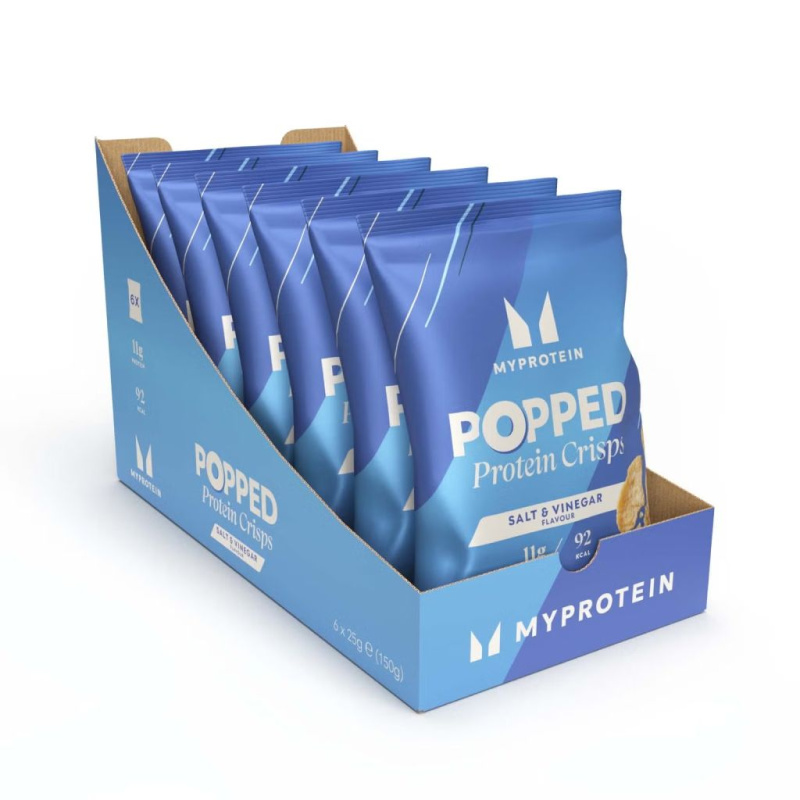 MyProtein Pufované Proteinové Chipsy, 25 g Příchuť: Solené s octem