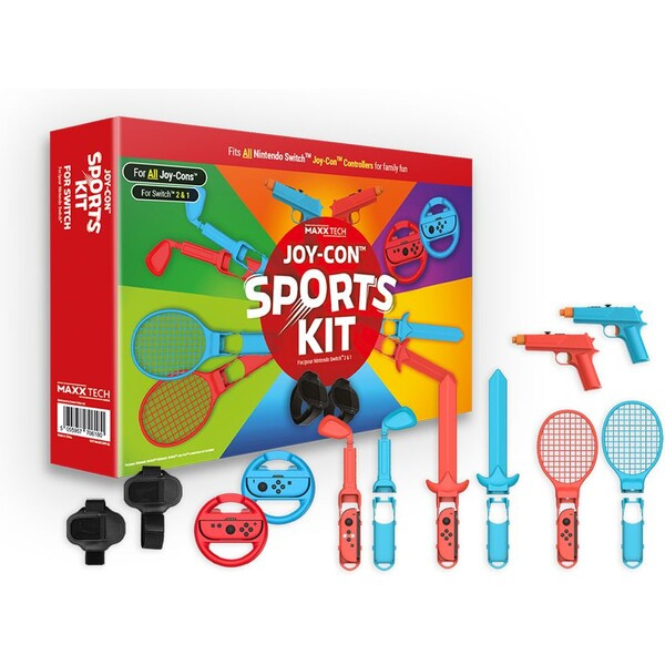 Joy-Con Sports Kit Switch 2 & 1 Modrá/červená