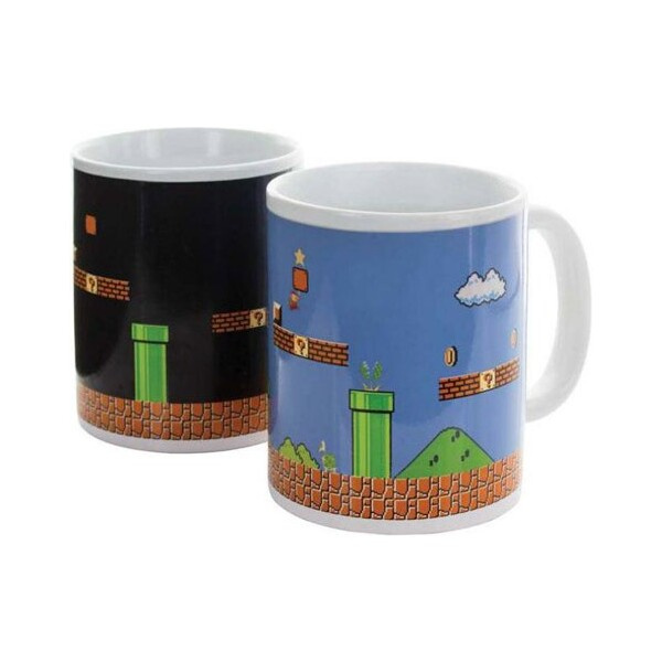 Hrnek Super Mario - Level (měnící se motiv)