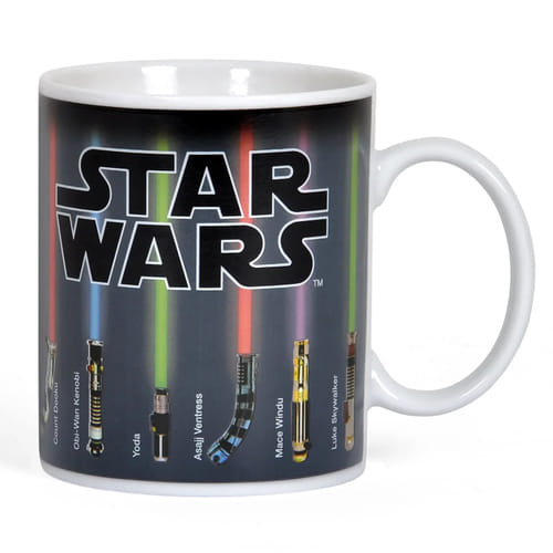 Hrnek měnící Star Wars light