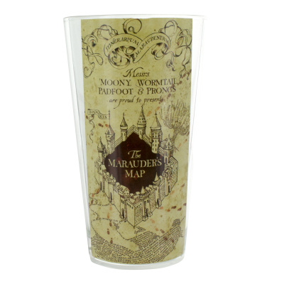 CurePink Sklenice Harry Potter: Maurauders Map PP3912HP 400 ml