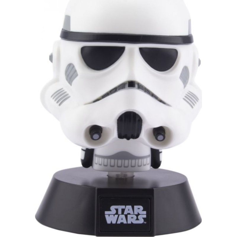 CurePink Plastová dekorativní svítící Star Wars Hvězdné války Stormtrooper