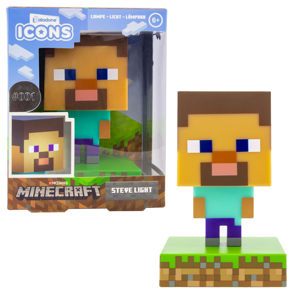 Osvětlení Steve - Minecraft