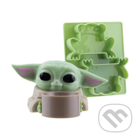 Curepink kuchyňský set Star Wars Hvězdné války Tv seriál The Mandalorian The Child Stojánek na vajíčko a forma na tous PP7976Man