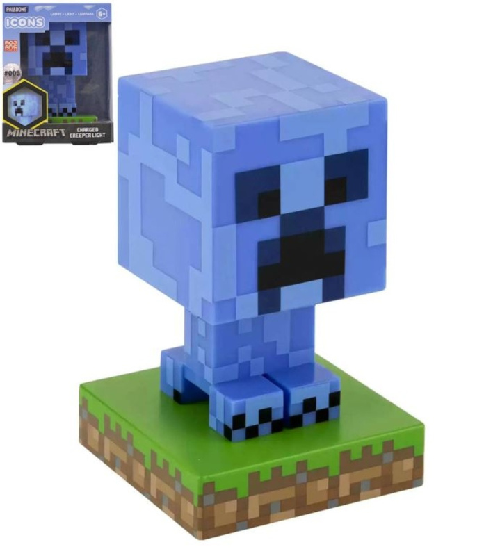 Minecraft Charged Creeper svítící