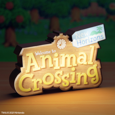 Světlo s motivem Animal Crossing