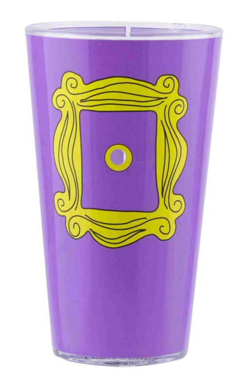 CurePink Sklenice Friends|Přátelé: Rámeček [PP8614FR] 400 ml