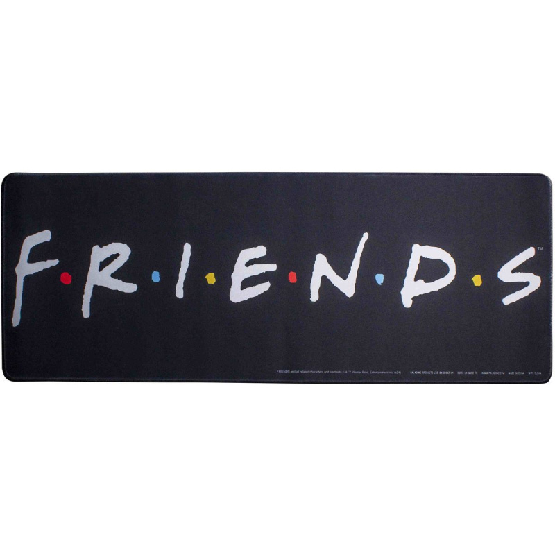 CurePink: | Herní podložka na stůl Friends|Přátelé: Logo (80 x 40 cm) [PP8827FR]