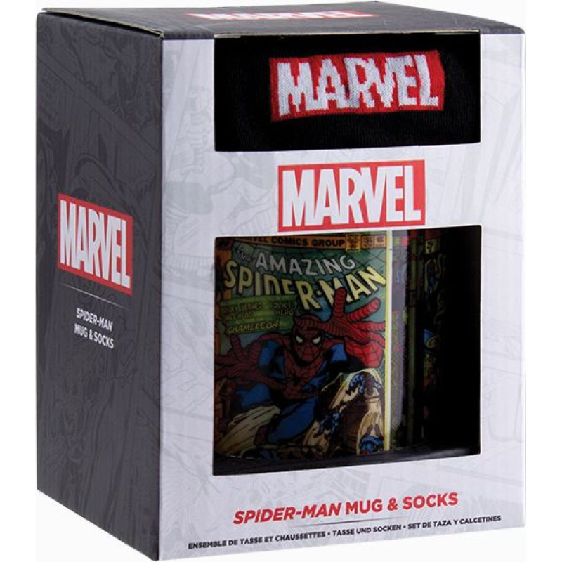 Dárkový set Spiderman hrnek + ponožky