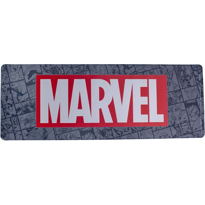 CurePink: | Herní podložka na stůl Marvel: Logo (80 x 40 cm) [PP9519MC]