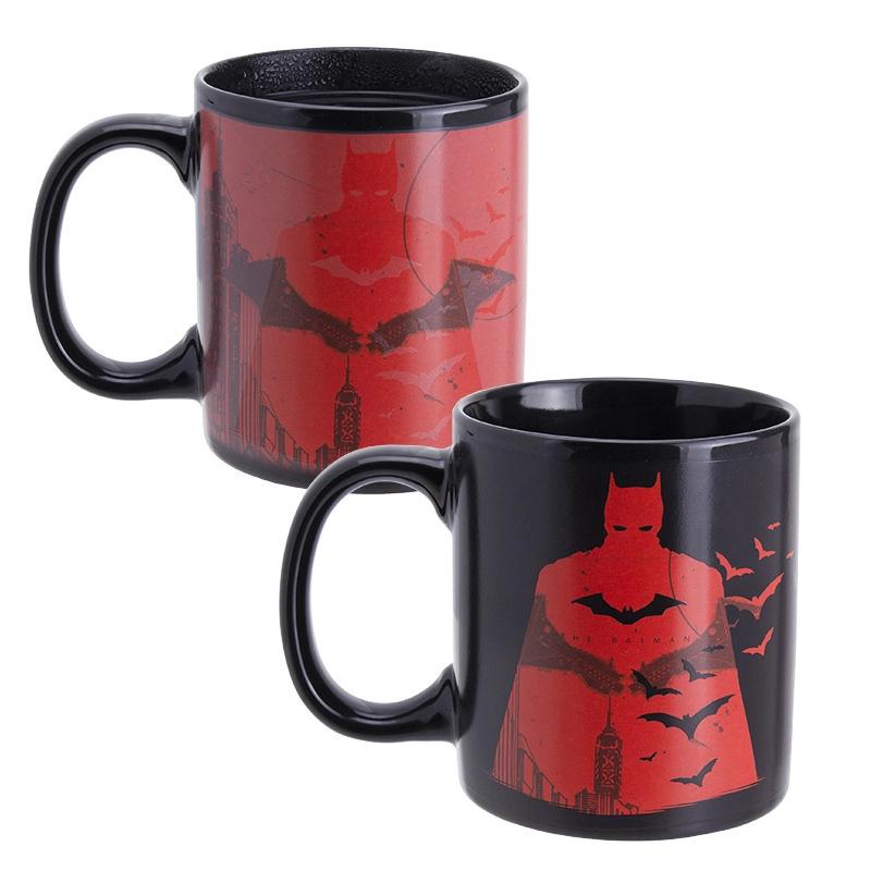 Paladone Hrnek Batman & Batmobile měnící se 300 ml