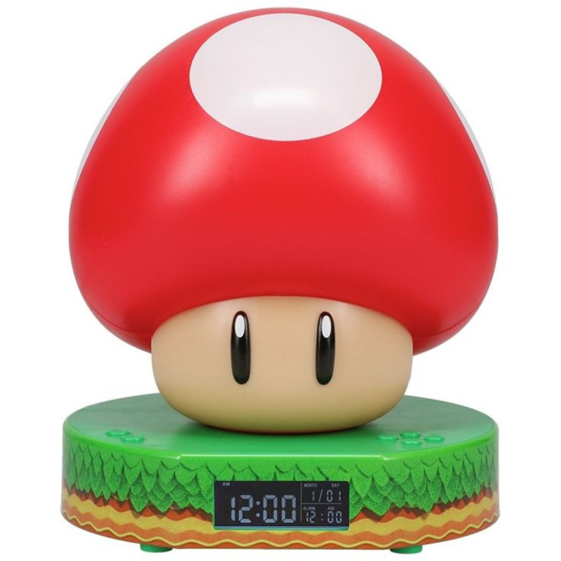 Budík Super Mario Houba s LED podsvícením