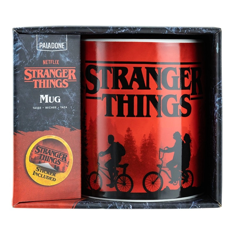 Stranger Things XL hrnek se samolepkou 500 ml